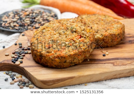 Stok fotoğraf: Vegetarian Hamburger