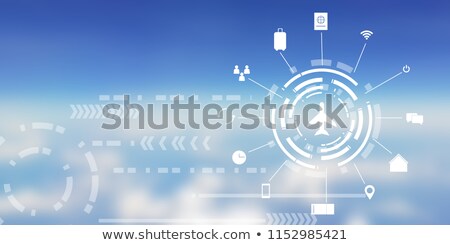 [[stock_photo]]: Abstract Background With Airplane