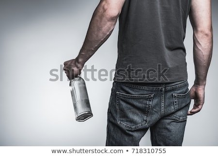 Stock fotó: Adult Man Holding An Alcoholic Drink