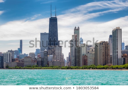 ストックフォト: Chicago Downtown Cityscape Panorama