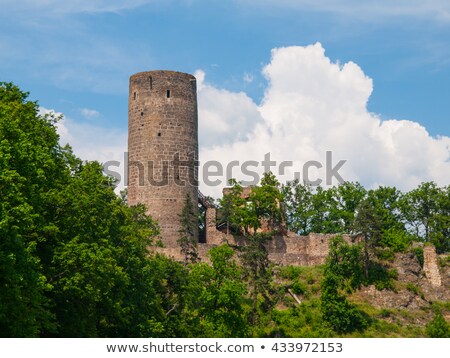 Stock fotó: Ruins Of Zebrak Castle Czech Republic