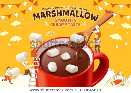 Stock photo: Miniature Marshmallows
