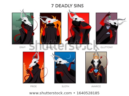Stock fotó: Seven Deadly Sins
