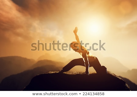 Stock photo: Martial Art At Sunset