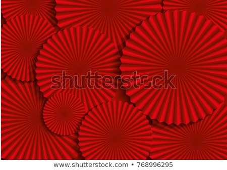 Foto stock: The Red Fan