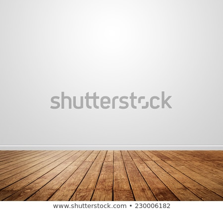 Stock fotó: Rustic Wooden Floor Board In Perspective