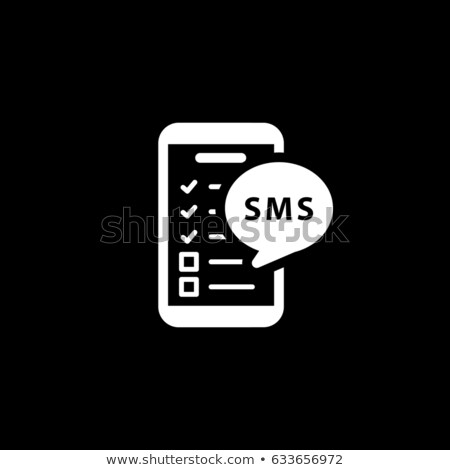 Сток-фото: Reminders By Sms And Medical Services Icon Flat Design