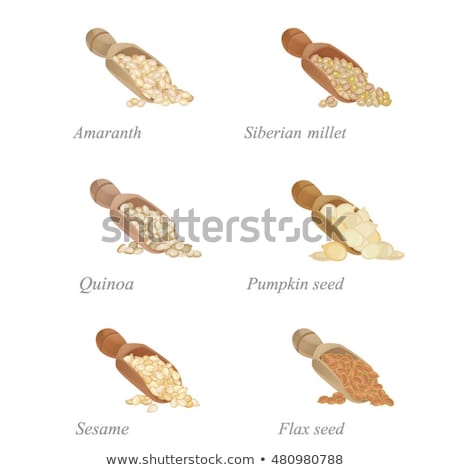 Stockfoto: Bread With Flax And Sesame Seeds
