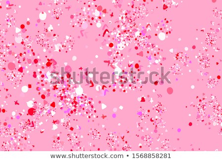 Foto d'archivio: Abstract Chaotic Background In Pink And Red