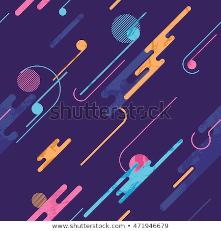 Foto stock: Abstract Dynamic Seamless Background Colorful Geometric Pattern Template Vector