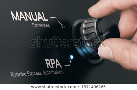 Foto stock: Business Automation - Business Mode Concept 3d