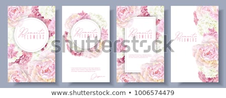 Stok fotoğraf: Gentle Floral Border