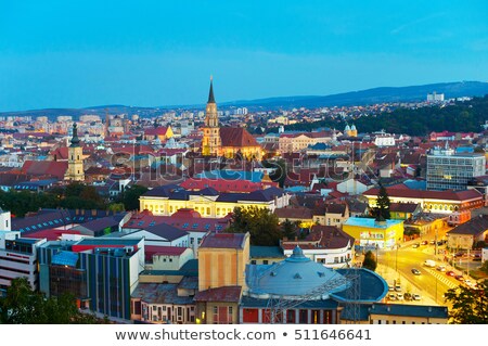 Foto d'archivio: Cluj Napoka Panorama Romania