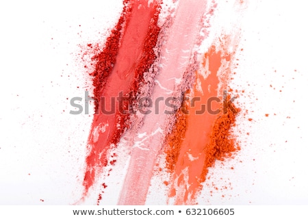 Stock photo: Red Cosmetic Texture Background Make Up And Skincare Cosmetics