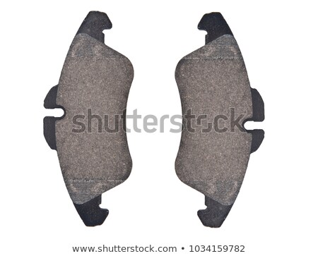 Stock photo: Brake Pads Closeup On White Background