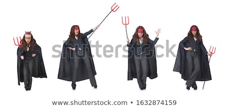 Girl Is Wearing A Devil Costume [[stock_photo]] © Elnur