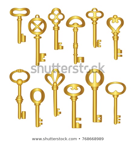 Foto stock: Login - Golden Key