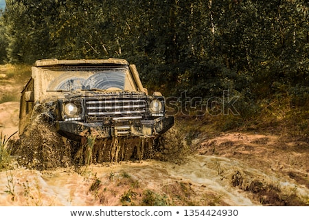 Stock fotó: Jeep In Mud