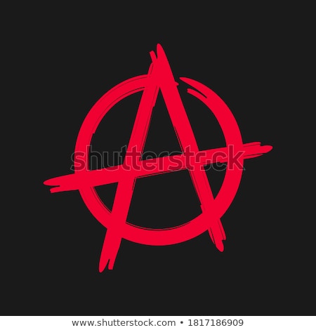 Foto stock: Illustration Of Anarcho Punk Symbolics