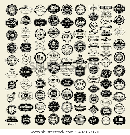 Stok fotoğraf: Vintage Badges And Labels