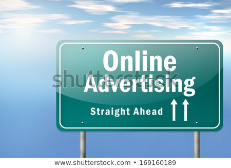 Stock photo: Social Marketing On Highway Signpost