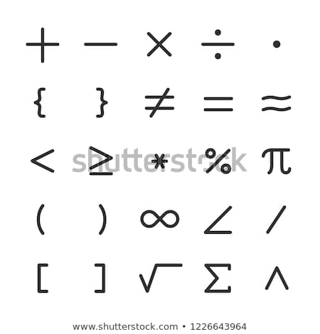 Stock photo: Math Symbols