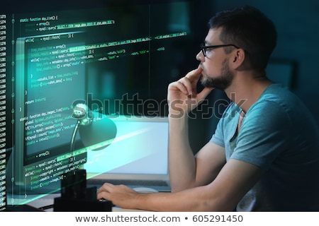 Stock photo: Young Man In Command