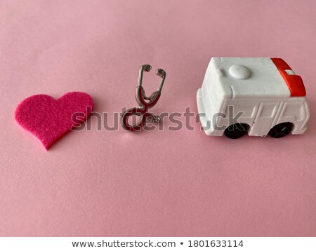 Foto stock: Pink Car For Breast Cancer Prevention