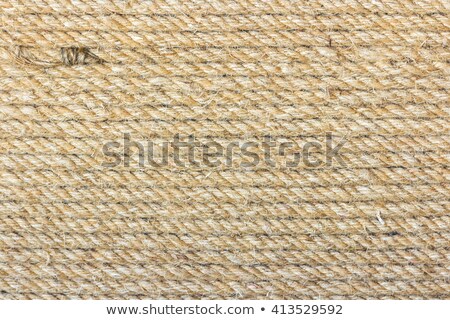 Stok fotoğraf: Coiled Fishing Net Closeup