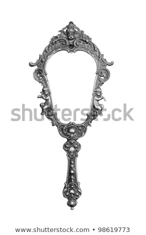 Foto stock: Vintage Hand Held Mirror