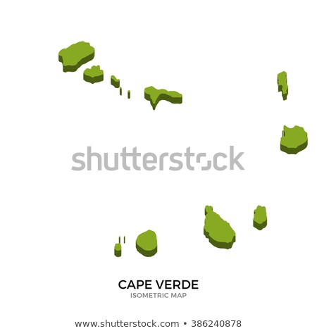 Stock photo: Isometric Map Of Cape Verde Detailed Vector Illustration