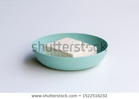 Zdjęcia stock: Slices Of Plain Firm Tofu