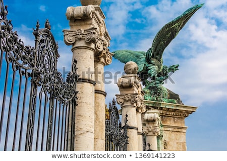 Сток-фото: Gate Of Buda Castle In Budapest Hungary