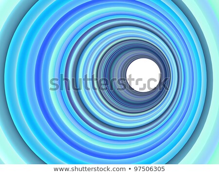 Zdjęcia stock: 3d Render Concentric Pipes In Multiple Blue Purple Colors