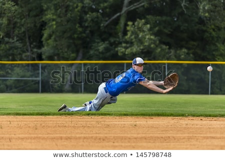 Stok fotoğraf: Teenage Baseball Player