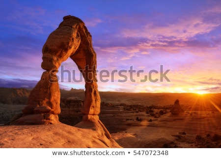 Zdjęcia stock: Rock Formations In Red Canyon Park In Utah