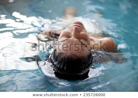 ストックフォト: Beautiful Vacation Woman Relaxing At A Spa Resort