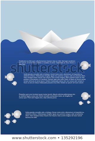 Stock fotó: Funky Paper Company Theme - Sea