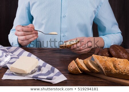 Stok fotoğraf: Preparing To Make Toast