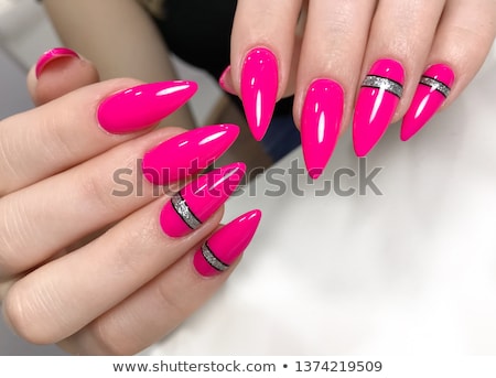 Foto stock: Fashion Woman With Long Nails