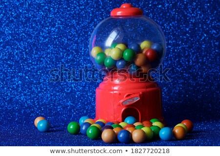 Stockfoto: Auwgomballenautomaat · Met · Kerstkleuren