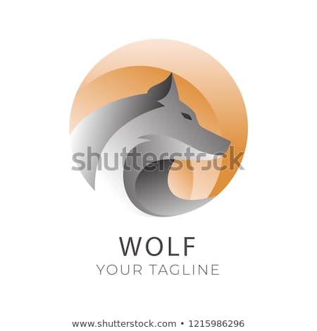 Wolf Face Silhouette Vector Illustration C E Benn Stockfresh