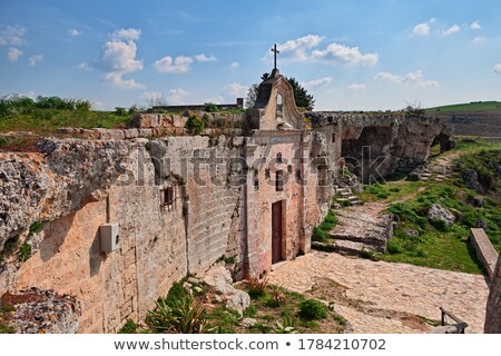 Stock photo: Church Carved Into The Tuff