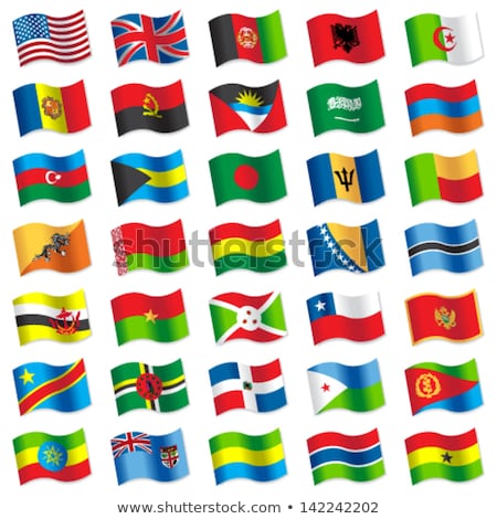 Stock photo: United Kingdom And Bahamas Flags