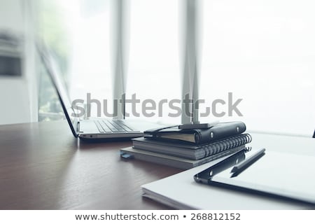 Foto stock: Pencils Notebooks Business Concepts