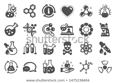 Foto d'archivio: Laboratory Analysis Icon Flat Design