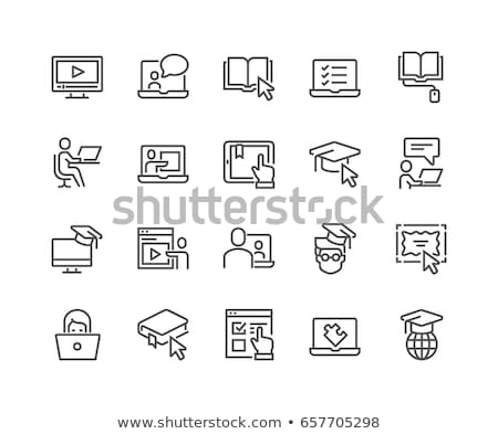 Stok fotoğraf: Planning Related Vector Line Icon