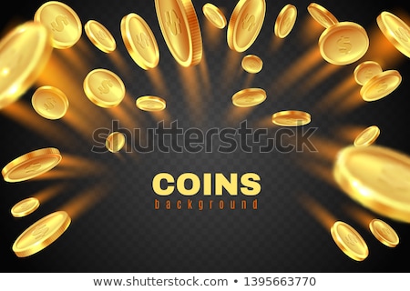 Imagine de stoc: Explosion Of Gold Coins Casino Fortune And Jackpot Concept Fly