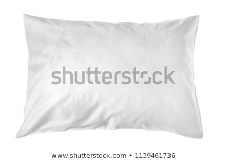 Foto d'archivio: White Pillow Isolated