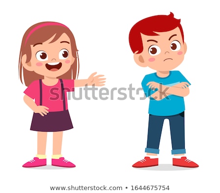 Stockfoto: Upset Brother And Sister